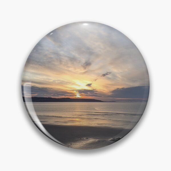 Item preview, Sunrise over Saundersfoot Beach designed and sold by WondersOfWales.