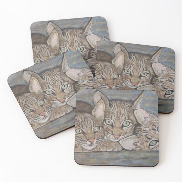Artikelvorschau, JBA-Bobcat Kätzchen entworfen und verkauft von JoanBeaudryART.