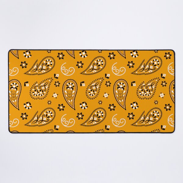 Item preview, Paisley pattern Mustard Yellow designed and sold by UZRWRLD .