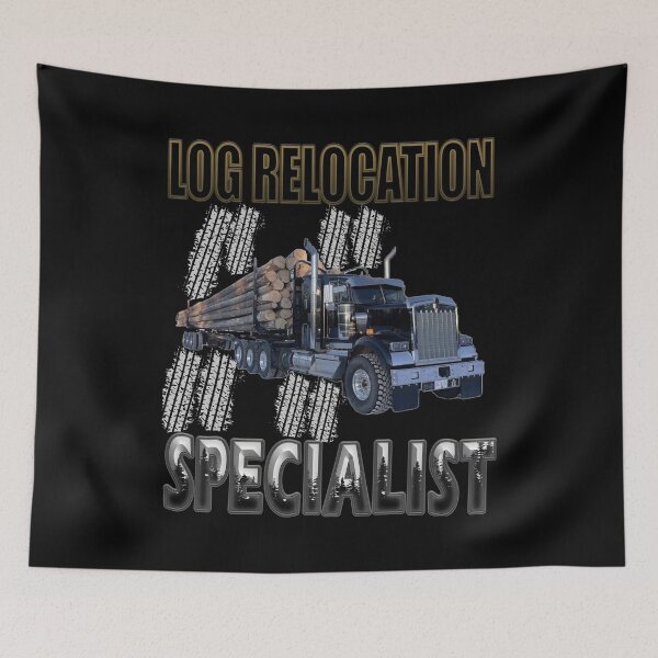 Item preview, LOGGING TRUCK KENWORTH W900 / LOG RELOCATION SPECIALIST / TIMBER KINGS designed and sold by MK-GRAPHICS2020.