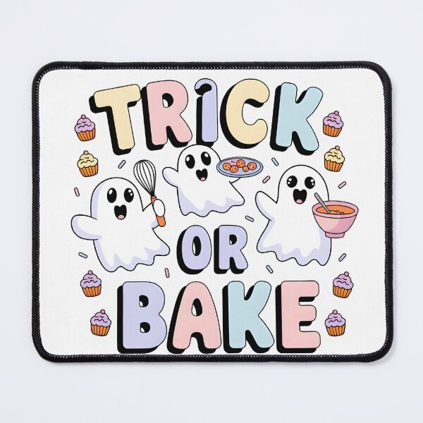 Item preview, Trick or Bake - Cute Halloween Ghosts Baking designed and sold by Snifferius.