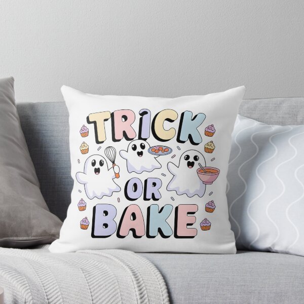 Item preview, Trick or Bake - Cute Halloween Ghosts Baking designed and sold by Snifferius.