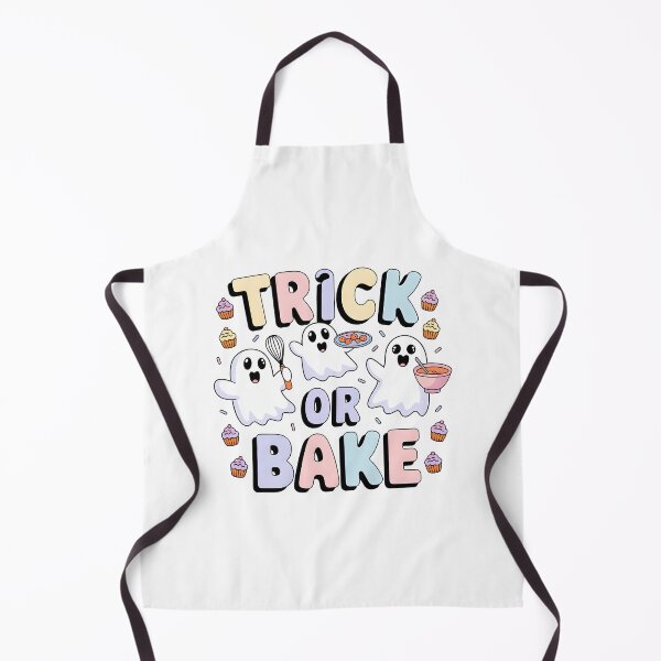 Item preview, Trick or Bake - Cute Halloween Ghosts Baking designed and sold by Snifferius.
