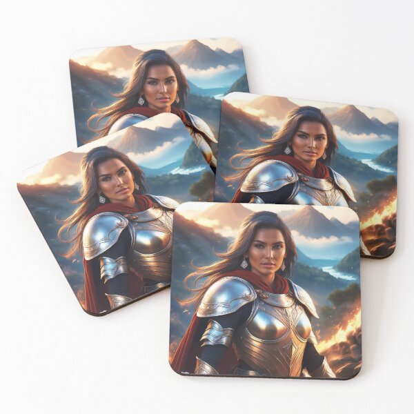 Item preview, a warrior in the burning mountains. designed and sold by Karine Dupras.