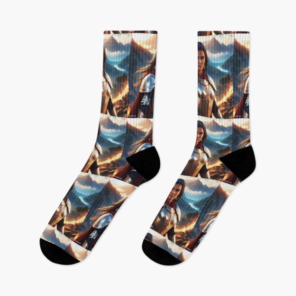 Item preview, a warrior in the burning mountains. designed and sold by Karine Dupras.