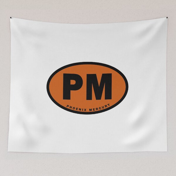 Item preview, Phoenix Mercury Colorful Classic Oval designed and sold by HBStickerworks.