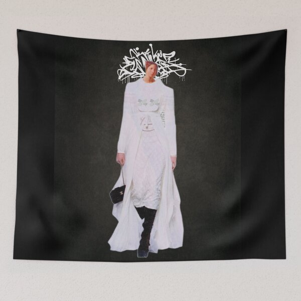 Item preview, Historical Fashion Collage: Modern Elegance in White designed and sold by MonsoonartsbyM.