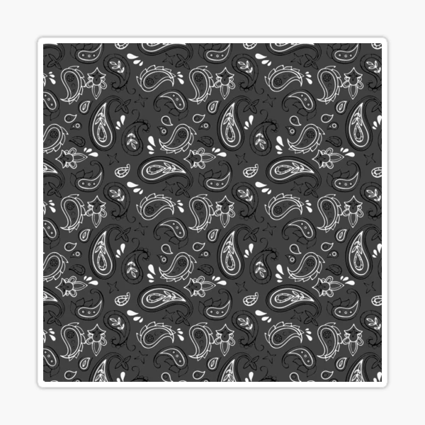 Paisley pattern Dark Grey