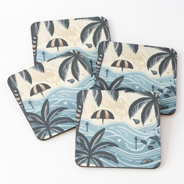 Item preview, Eternal summer with waves on the holiday beach designed and sold by ByJohnPosada.
