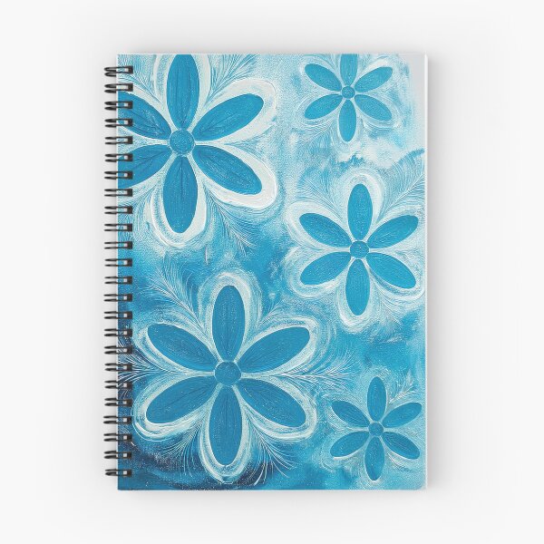Item preview, Blue flowers paint style designed and sold by Optimuz-Dezign.