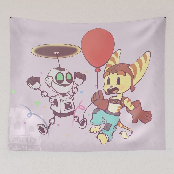 Item preview, Ratchet and Clank 18th anniversary designed and sold by Starckles.
