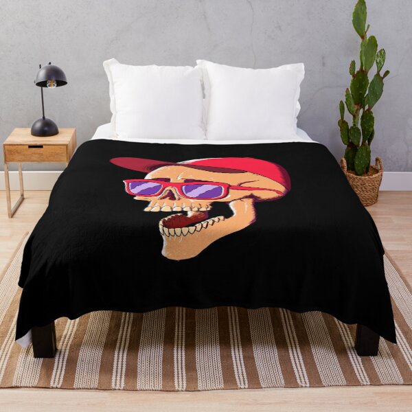 Item preview, Skull with cap and sunglasses designed and sold by lucamendieta.