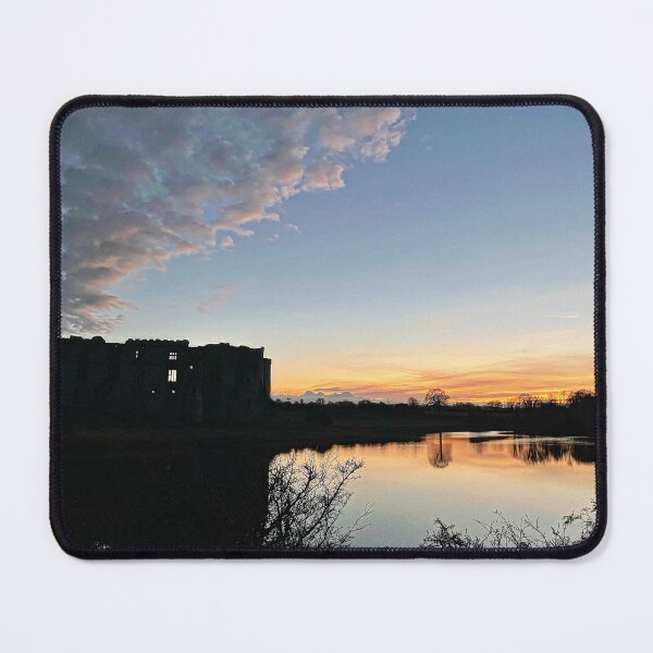 Item preview, Carew Castle and Carew Millpond at dusk designed and sold by WondersOfWales.