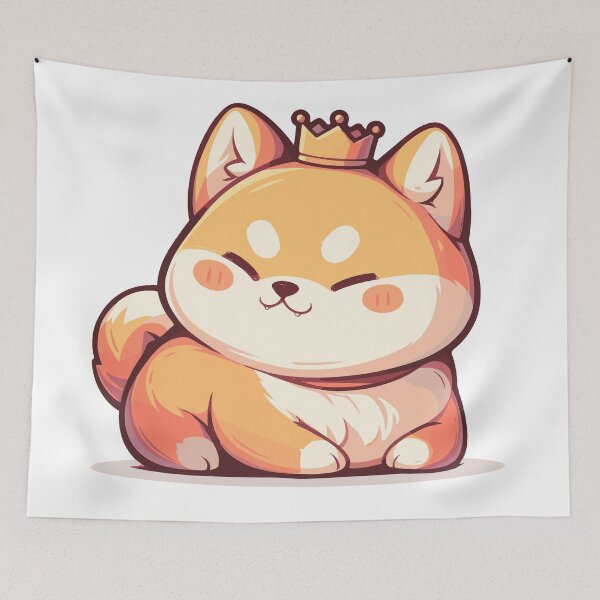 Item preview, Queen of Shiba Inu Dog Japanese Kawaii  designed and sold by Oh My Kawaii.
