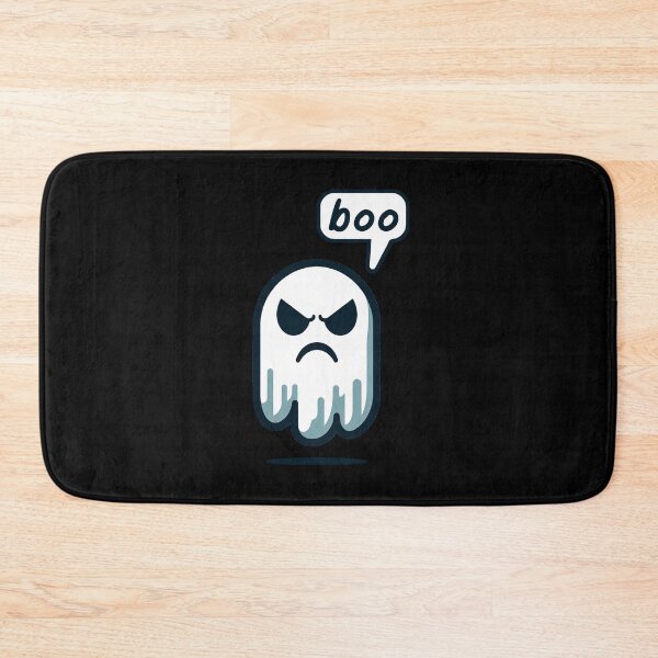 Item preview, Disapproving Ghost: Boo! Drawing of an unhappy ghost. designed and sold by EdgyEdgeArt.