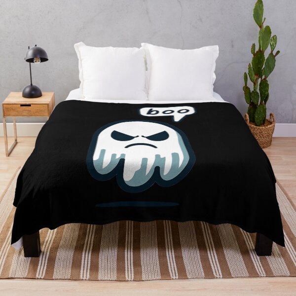 Item preview, Disapproving Ghost: Boo! Drawing of an unhappy ghost. designed and sold by EdgyEdgeArt.