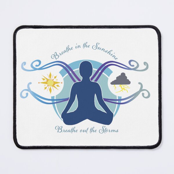 Item preview, Breathe in the Sunshine - Breathe out the Storms designed and sold by CelePencil.