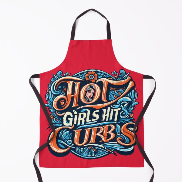 Item preview, Hot Girls Hit Curbs, typography designed and sold by maxmaj.