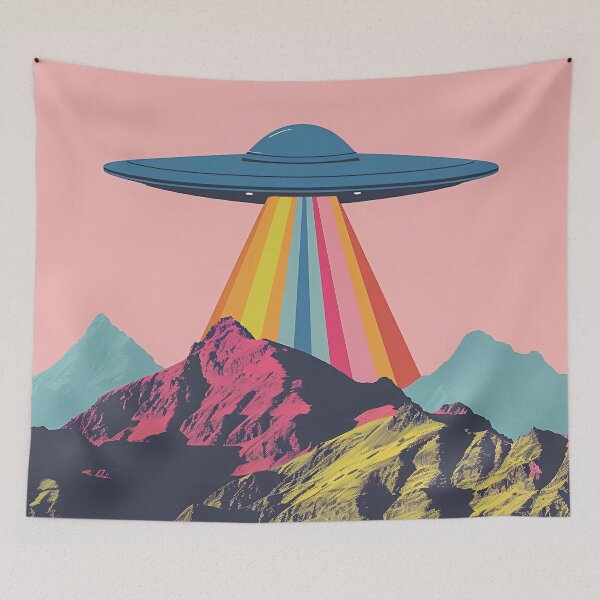 Item preview, UFO Rainbow Beam designed and sold by Valley42Designs.