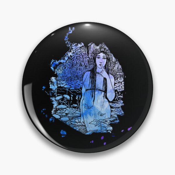 Item preview, Nymph in blue ink drop  designed and sold by MarigoldandLily.