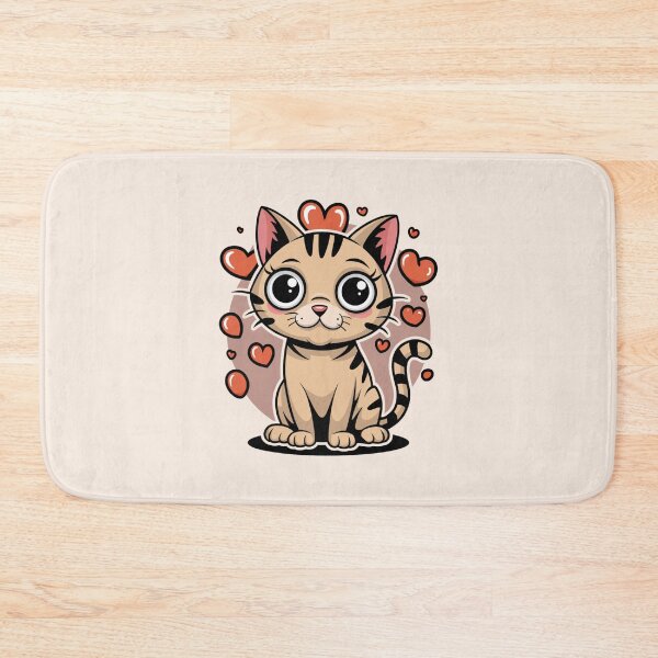 Item preview, Sweetness of Valentine's Day Cute Kitty Love Adorable Valentine's Day Cat T-Shirt Adorable Cat Lover Shirt designed and sold by piketo.