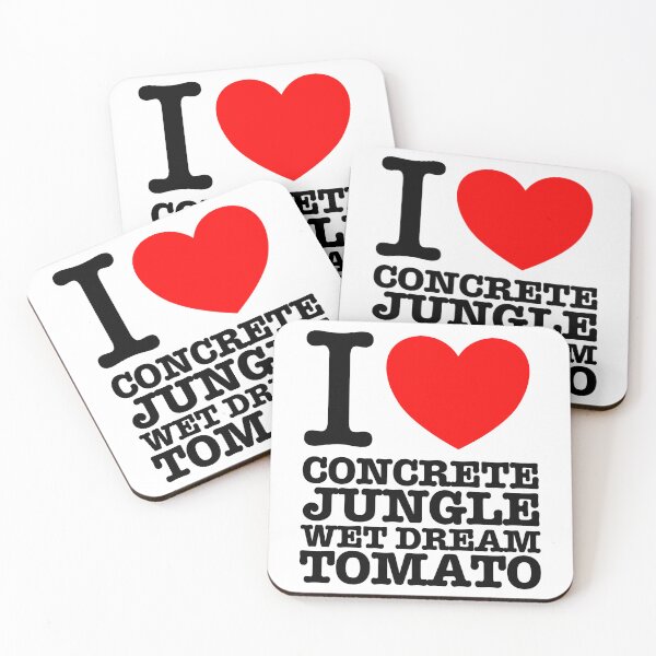 Item preview, I LOVE CONCRETE JUNGLE WET DREAM TOMATO designed and sold by acquiesce13.