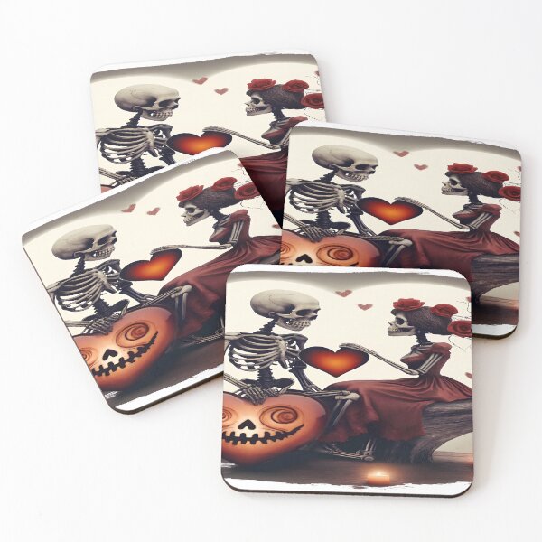 Item preview, Halloweeen: "Soulmates on Witch's Night" designed and sold by DigiArt8Design.