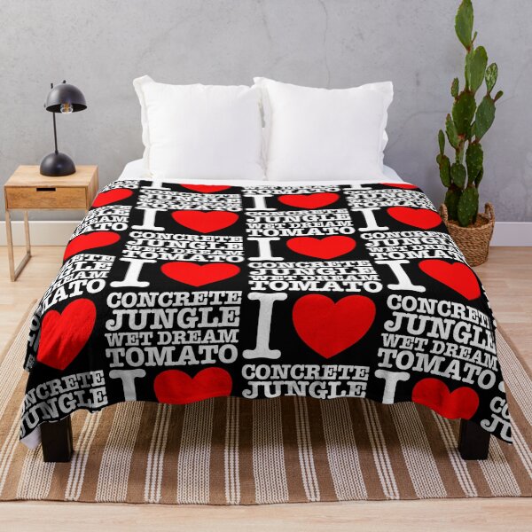 Item preview, I LOVE CONCRETE JUNGLE WET DREAM TOMATO (BLK) designed and sold by acquiesce13.