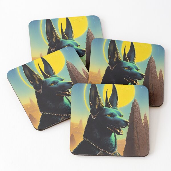 Item preview, Anubis Egyptian Mythology Death God designed and sold by Mythic-Threads.