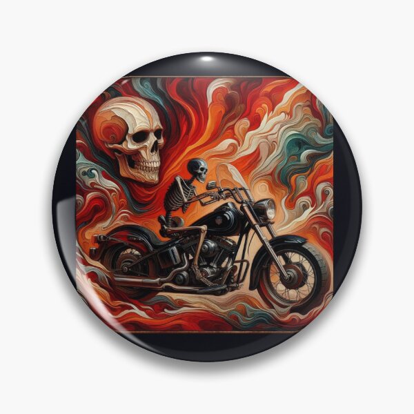 Artikelvorschau, Harley Davidson Skeleton Rider entworfen und verkauft von Halifaxartguy.