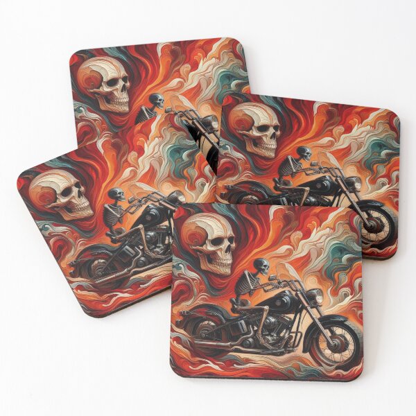 Item preview, Conductor esqueleto de Harley Davidson designed and sold by Halifaxartguy.
