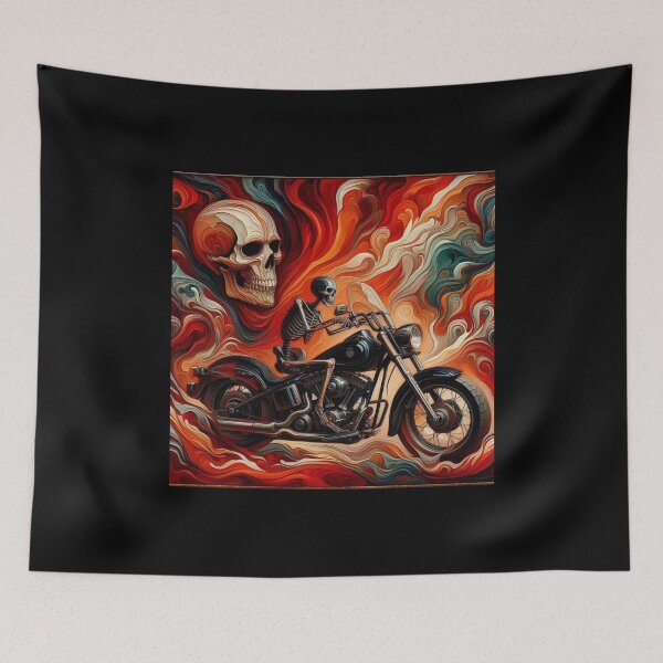 Item preview, Conductor esqueleto de Harley Davidson designed and sold by Halifaxartguy.