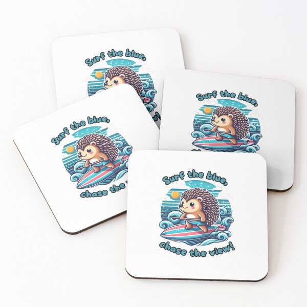 Item preview,  Ride the waves with this adventurous hedgehog designed and sold by nipunab.