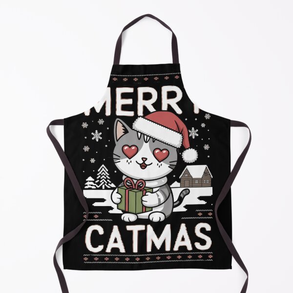 Item preview, Merry Catmas Adorable Kitten Christmas T-Shirt Cute Christmas Cat Tee designed and sold by piketo.