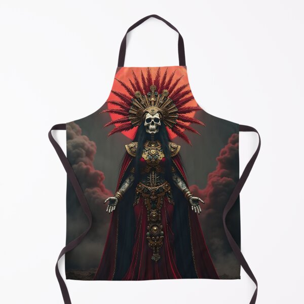 Item preview, Mictecacihuatl Aztec Goddess of Death Art designed and sold by Mythic-Threads.