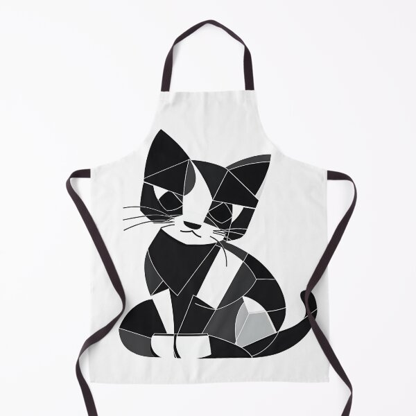 Item preview, Cute kitten featuring an abstract shape. designed and sold by FreedomArtShop.