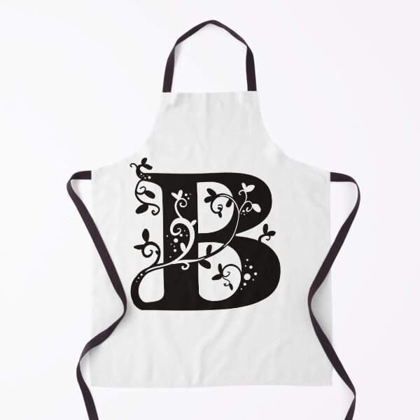 Item preview, Black Capital Letter B With Vines designed and sold by Victoria Lehnard.