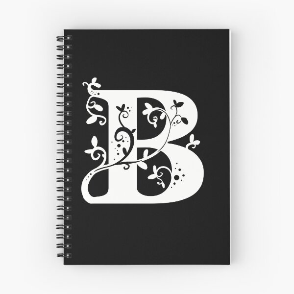 Item preview, White Capital Letter B With Vines designed and sold by Victoria Lehnard.