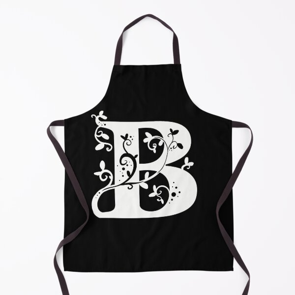 Item preview, White Capital Letter B With Vines designed and sold by Victoria Lehnard.