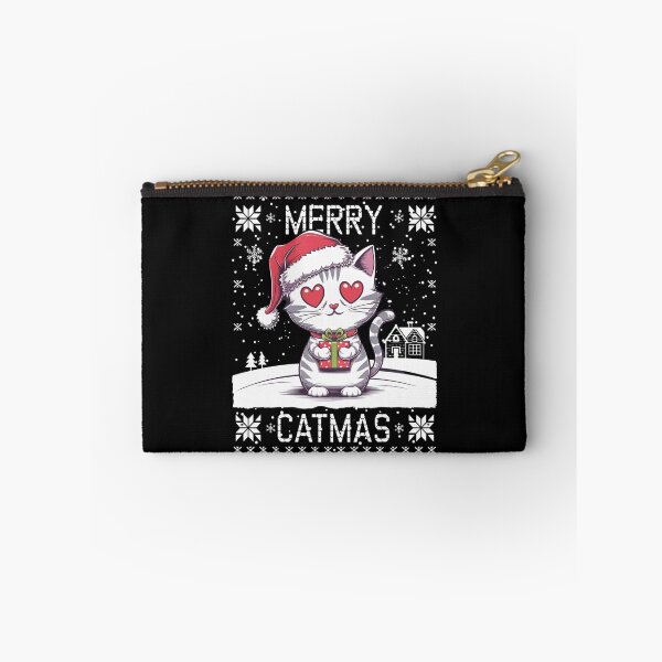 Item preview, Celebrate Merry Catmas Adorable Kitten Christmas T-Shirt Cute Christmas Cat Tee designed and sold by piketo.