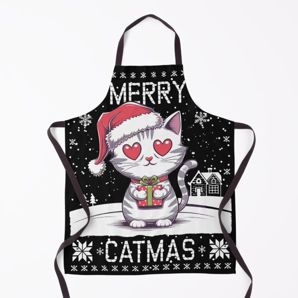Item preview, Celebrate Merry Catmas Adorable Kitten Christmas T-Shirt Cute Christmas Cat Tee designed and sold by piketo.