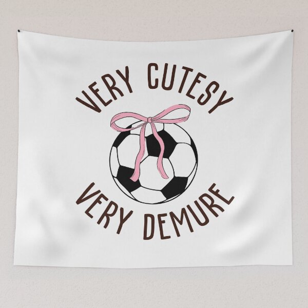 Item preview, Very Cutesy Very Demure Soccer Player designed and sold by gillys.