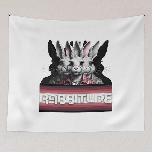 Item preview, Rabbit, Rabbitude designed and sold by pUNKnown.