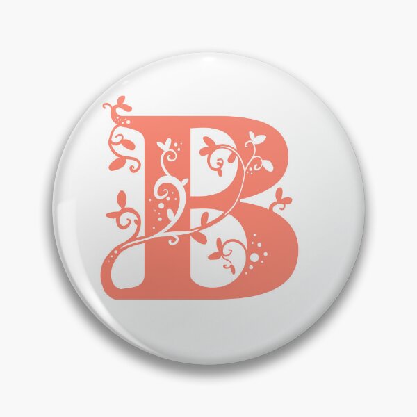 Item preview, Red Capital Letter B With Vines designed and sold by Victoria Lehnard.