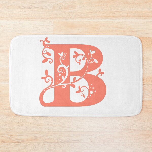 Item preview, Red Capital Letter B With Vines designed and sold by Victoria Lehnard.