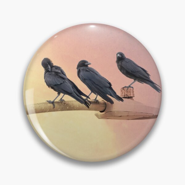 Item preview, Crows Hanging Out on the Lamp Post designed and sold by CarolM.
