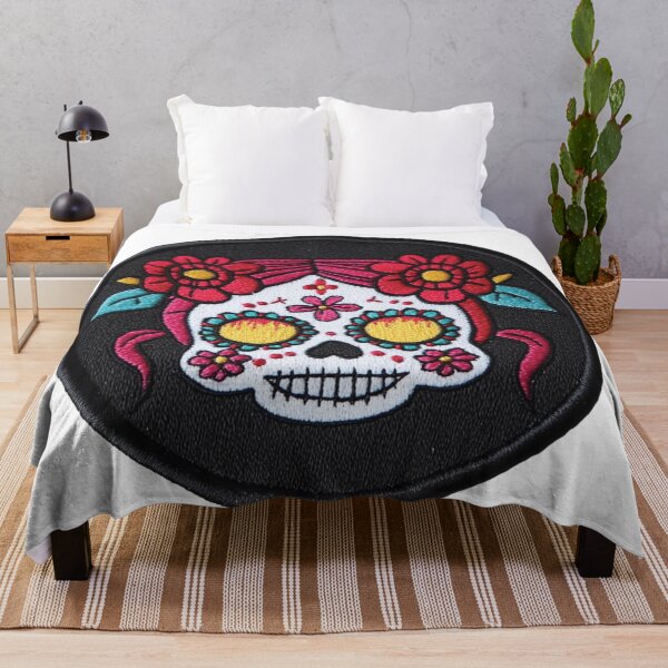 Item preview, Sugar Skull Patch designed and sold by SuperUltraPrint.
