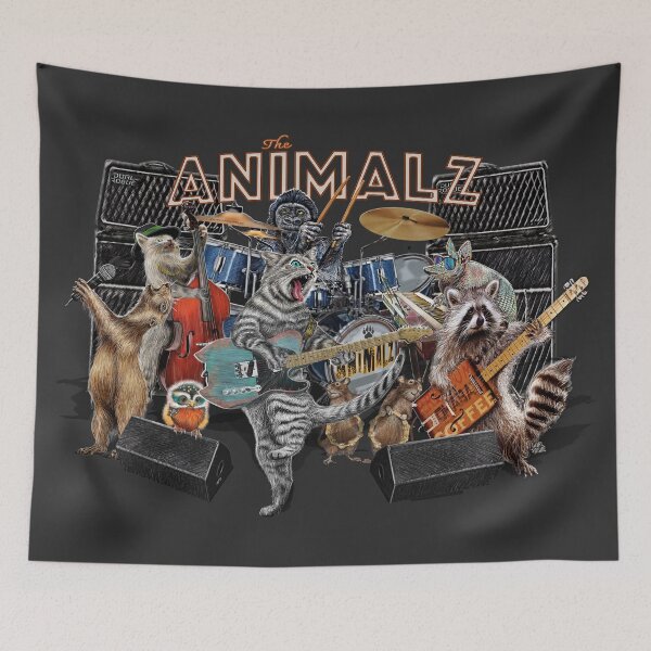 Item preview, The Animalz Band of Musical Animals Funny Furry Friendly designed and sold by oz10.