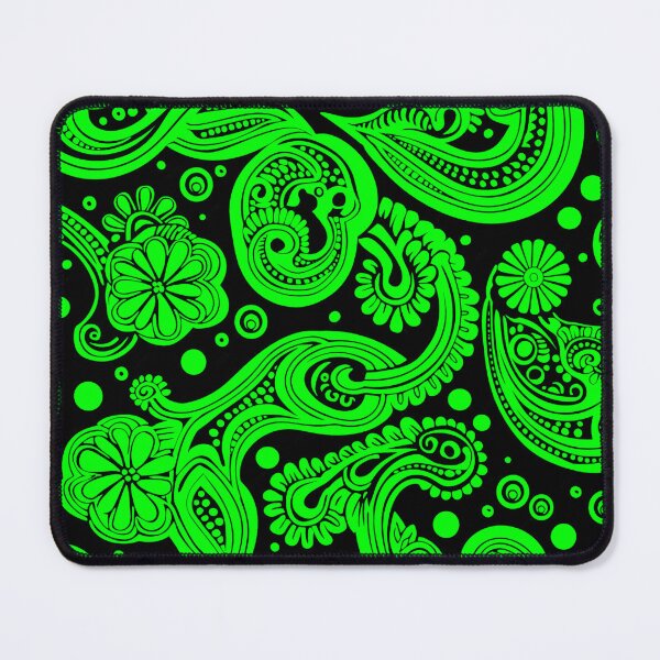 Item preview, Paisley Flower Pattern Green designed and sold by UZRWRLD .
