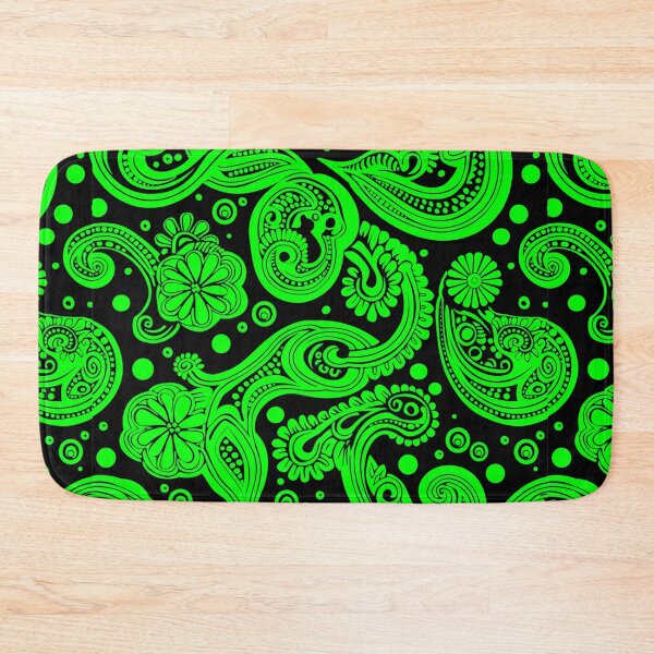 Item preview, Paisley Flower Pattern Green designed and sold by UZRWRLD .